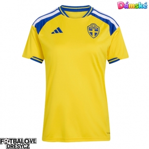 Švédsko Dámské Domácí Dres MS 2026 Krátký Rukáv